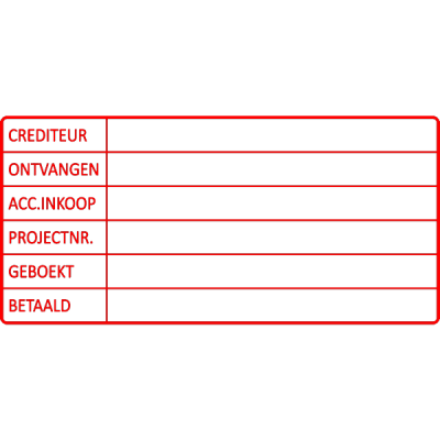 project stempel, nr.2148, afmeting: 70mm x 35mm