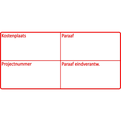 project stempel, nr.2159, afmeting: 70mm x 35mm