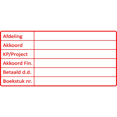 project stempel, nr.2186, afmeting: 70mm x 35mm