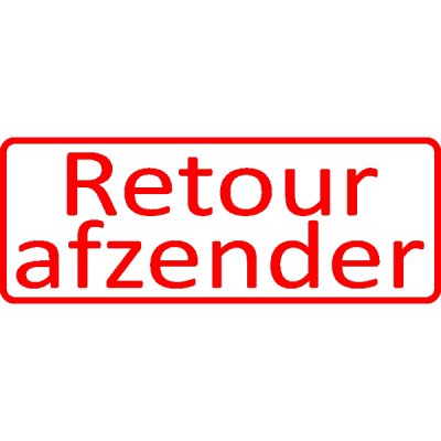 administratie stempel, nr.3025, afmeting: 70mm x 30mm