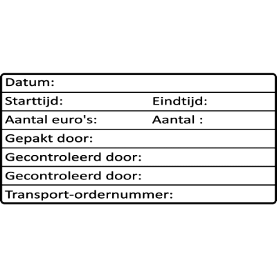 magazijn stempel, nr.2121, afmeting: 70mm x 35mm