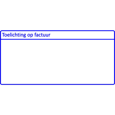 administratie stempel, nr.2137, afmeting: 70mm x 35mm