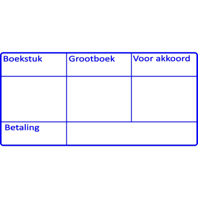 controle stempel, nr.2167, afmeting: 70mm x 35mm
