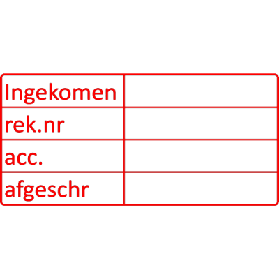 controle stempel, nr.2180, afmeting: 70mm x 35mm