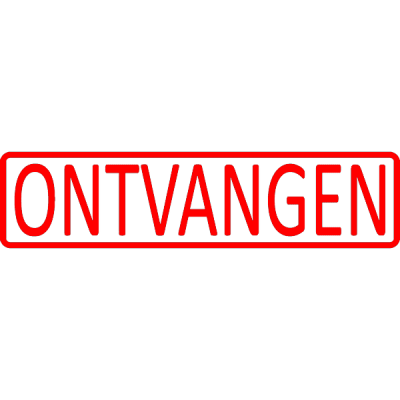 controle stempel, nr.3013, afmeting: 70mm x 30mm