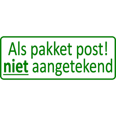 administratie stempel, nr.3031, afmeting: 70mm x 30mm