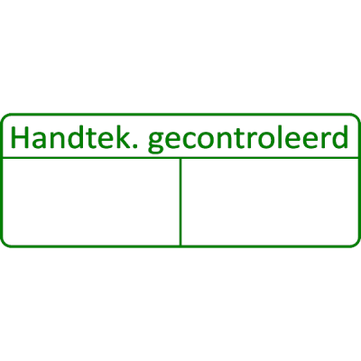 controle stempel, nr.3048, afmeting: 70mm x 30mm